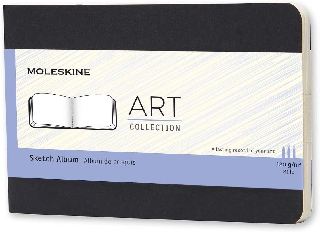 Moleskine Pocket Art Plus Cahier Sketch Album, ARTSKA2, Ivory