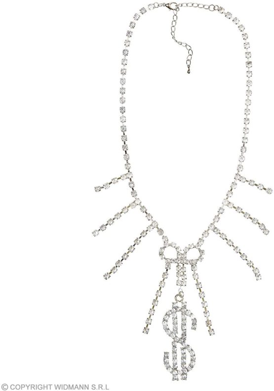 Strass $ Chokers Accessory for 80s Fancy Dress - Image 2