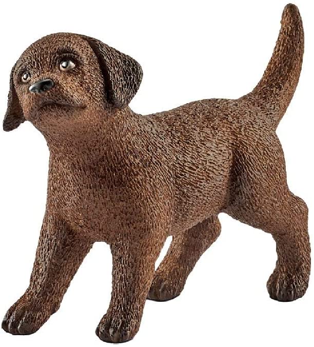 SCHLEICH 13835 Labrador Retriever Puppy, Brown