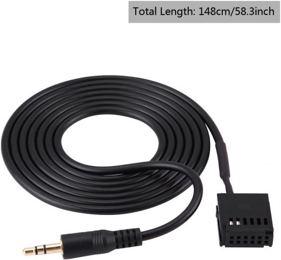 AUX Cable/Car Audio AUX Auxiliary Cable Adapter for 6000CD Mondeo Fiesta with CD Removal Tool Keys - Image 3
