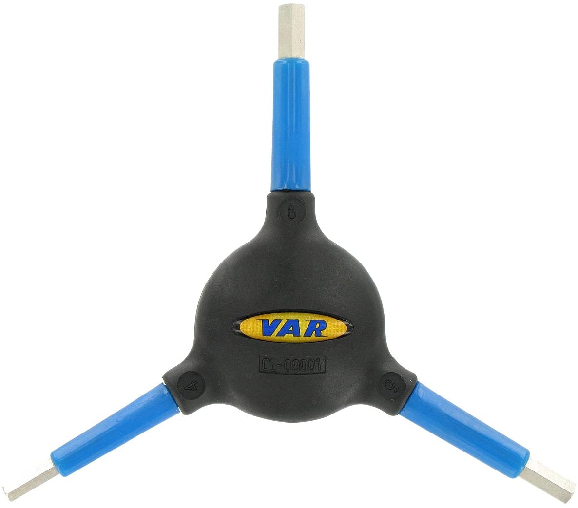 VAR Y-INNEN6KANTSCHLÜSSEL 4/5/6 MM FA003541076, Black, Blue