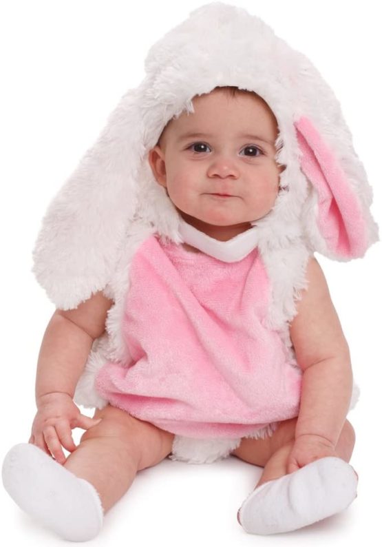 Dress Up America unisex-baby Baby Plush Bunny Cozy Rabbit Baby Plush Bunny Cozy Rabbit
