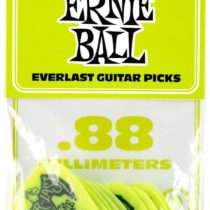 Ernie Ball .88 mm Green Everlast Picks 12-pack