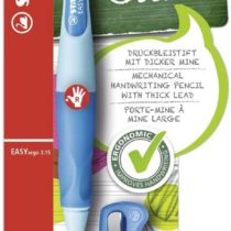 Handwriting Pencil - STABILO EASYergo 3.15 Right Handed Light Blue/Dark Blue + Sharpener