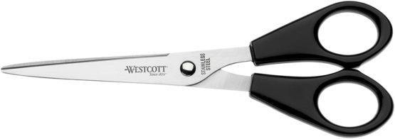 Westcott 6-inch Standard Value Scissors, Black