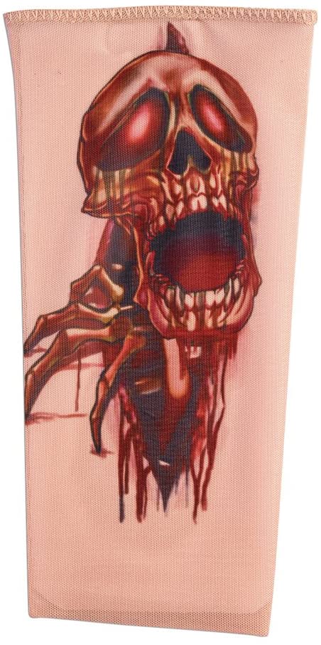 Bristol Novelty Forum Novelties 77134 Skull Tattoo Sleeve, One Size, Multi-colour