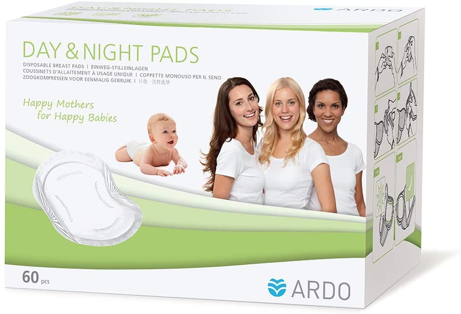 Ardo 60 Pack Disposable Day & Night Breast Pads for Breastfeeding Mums. Individual Hygiene Wrapped Ultra Absorbent Nursing Breast Pads with 360º Barrier Protector to Prevent Breast Milk Leakage - Image 2
