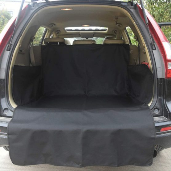 WeFine Car Boot Liner for Dogs Universal Waterproof Car Boot Cover with Bumper Flap Fits Cars, 4x4, Estate, Trucks, Hatchback, SUV (Long, Black) - Image 4