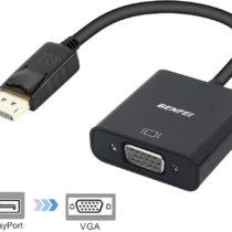 BENFEI DisplayPort to VGA, Gold-Plated DP to VGA Adapter (Male to Female) Compatible for Lenovo, Dell, HP, ASUS