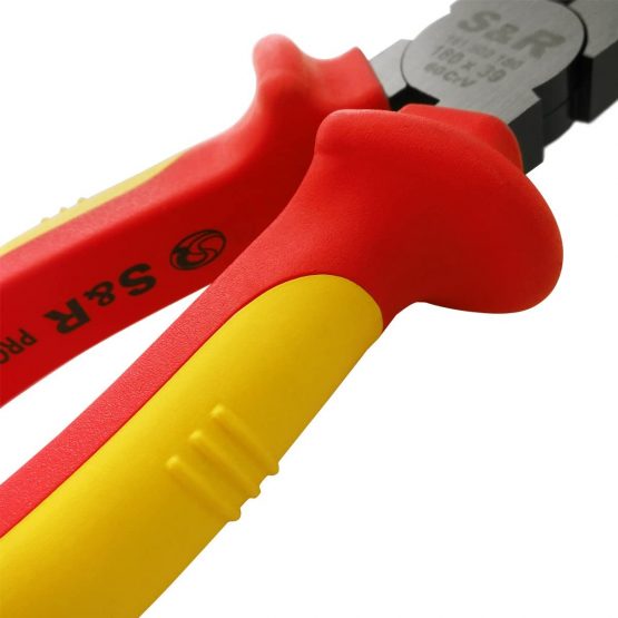 S&R VDE - Combination Insulated Pliers 180mm 1000V Universal Pliers, VDE Tested Series Engineers Pliers 1000V - Image 3