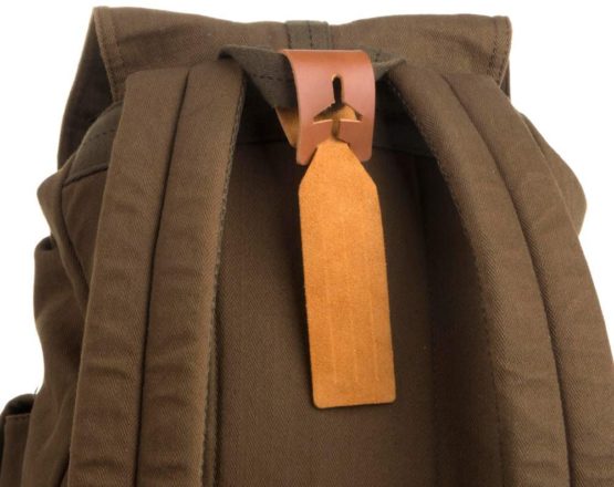 Good Design Works Plane Leather Luggage Tag, 25 cm, Brown - Image 2