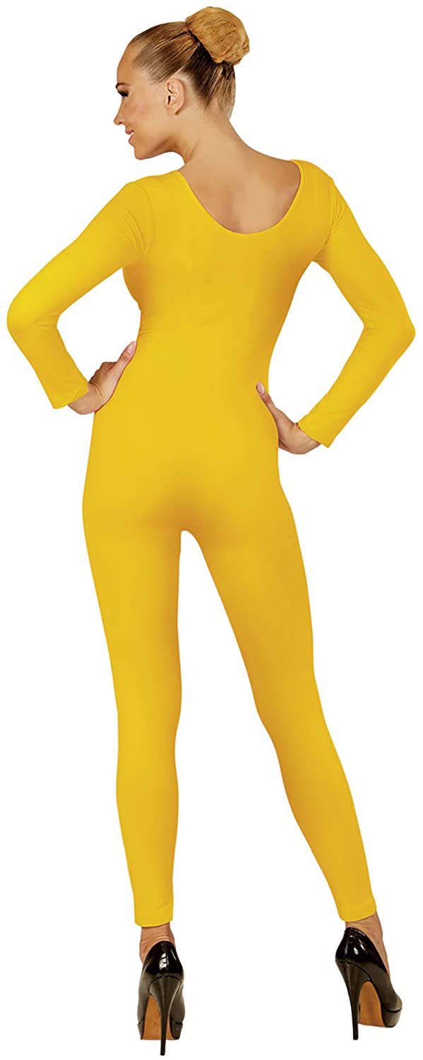 Widmann Costume Long Sleeve Jumpsuit Carnival Theme Party, Yellow, M-L - Image 2