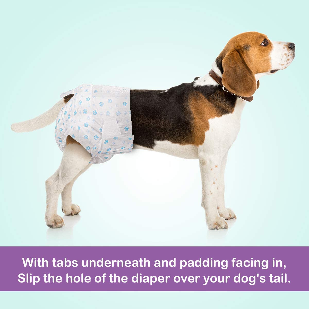 Pet Soft Dog Nappies for Female Dogs Disposable Pet Diapers Super