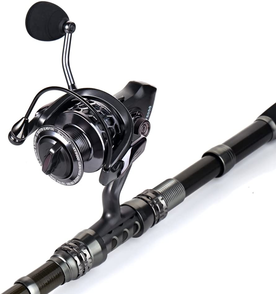 Sougayilang Spinning Fishing Rod and Reel Combos Portable Telescopic Fishing Pole Spinning reels for Travel Saltwater Freshwater Fishing - Image 4