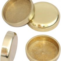 House of Brass C18-PB-PACK04 Castor Cups Internal 49mm Pack of 4-House of Brass-C18-PB-PACK04