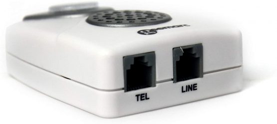 Geemarc CL11- Telephone Ringer Amplifier with EXTRA BRIGHT LED and Volume Control- For Use with Corded Telephones- White Color - Wall Mountable- UK Version - Image 3