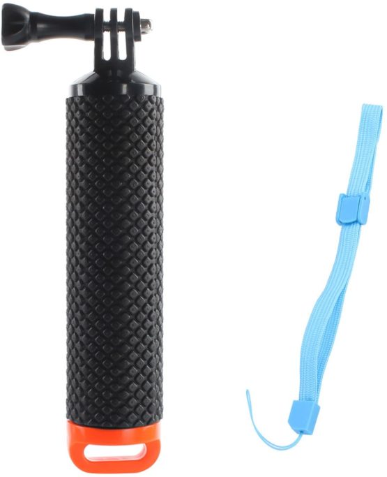 Geila Waterproof Floating Hand Grip Tripod Stick Handle Mount Accessories Water Sport Pole with Thumb Screw and Adjustable Wrist Strap - Image 2