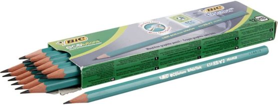 BIC Ecolutions Evolution 650 HB Pencil (Pack of 12) â€“ Green