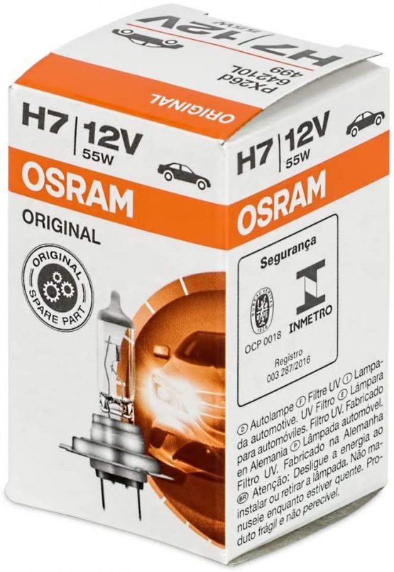 Osram H7 Longlife High Tech 12V 55W PX26D 64210L, 2 car lamps, incandescent bulbs - Image 4
