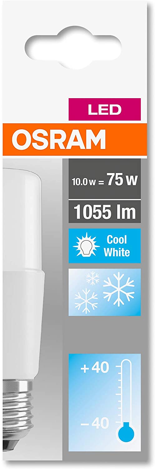 OSRAM LED lampBaseE27 Warm White 2700 K 10 W Replacement for 75WfrostedLED Star Stick, Single-Pack - Image 3