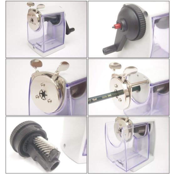 Dahle 77 Pencil Sharpener for Pencil Diameter up to 12 mm Grey - Image 2