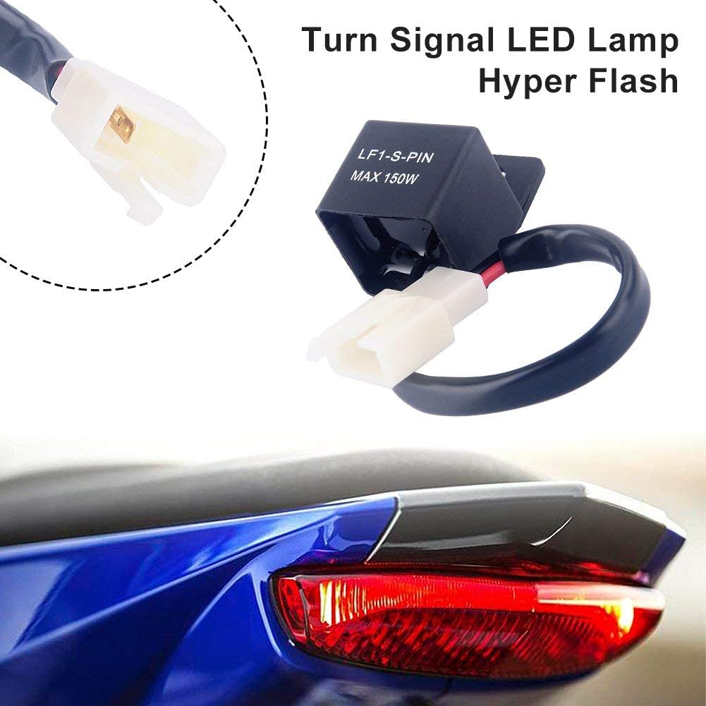 Yosoo 2 Pin 12V Auto Motorcycle Led Turn Indicator Light Flasher Relay Turn Rate Control Blink Relais - Image 4