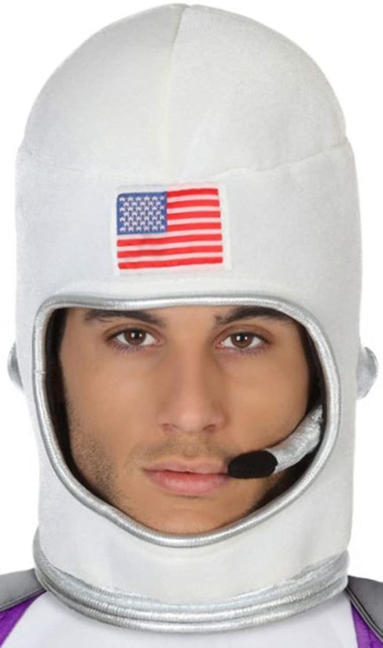 Atosa 42428 Astronaut Helmet, Unisex - Adult, Silver