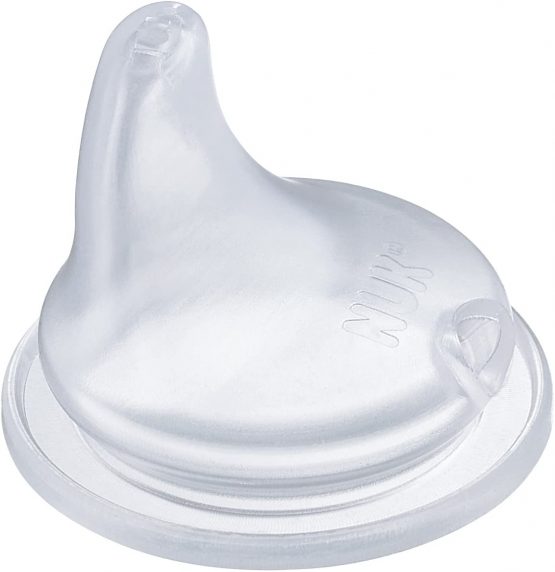 NUK First Choice Learner Bottle Replacement Non-Spill Silicone Spout 1pk (Pack of 6, Total 6 Spouts)