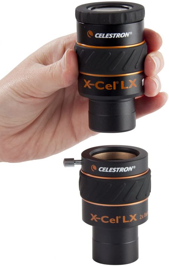 Celestron 935291.25 Inch X-Cel LX 2x Barlow Lens - Black - Image 2