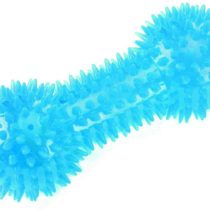 Gor Pets Flex Squeaky Dumbbell Dog Chew Toy Durable 15.5 cm , Assorted colour