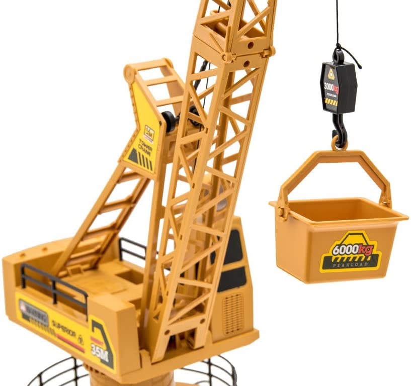 Theorema- Multifunction Crane with Lights, 360 Degree Wheel and Filoguide Remote Control, 65268, Yellow - Image 3