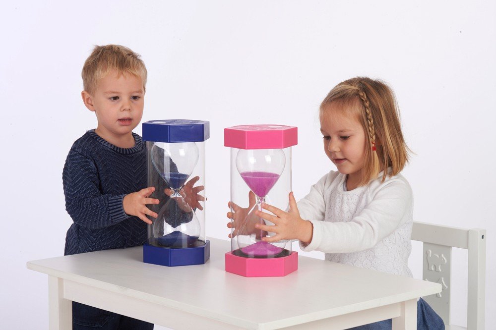 TickiT 92046 Mega Sand Timer, 150 mm Diameter, Blue 5 Mins, 9511, Bule - Image 3