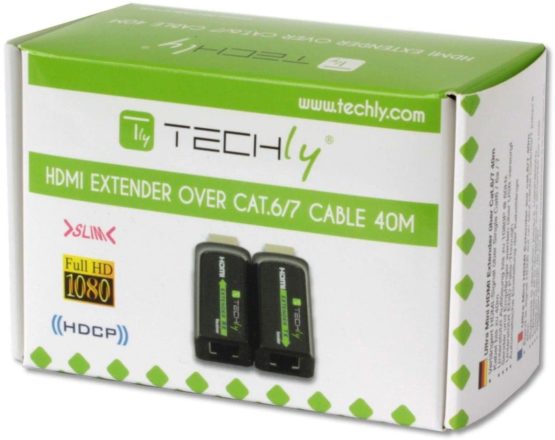 Techly IDATA EXT-E70 HDMI Extender, Black - Image 2