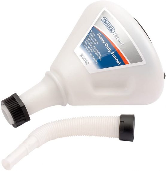 Draper 24771 Expert Heavy Duty Polypropylene Funnel, 230mm/3L, Blue