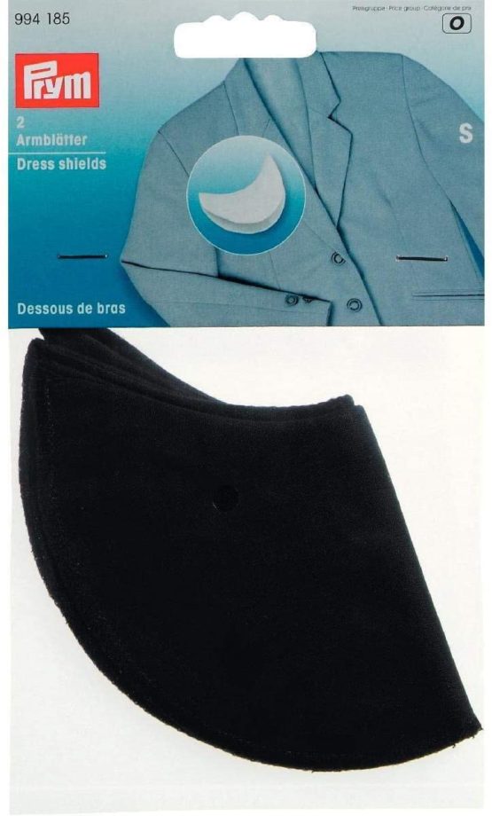 Prym Dress Shields Size L Black 100% Cotton - Image 2