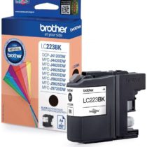 Brother LC-223BK Inkjet Cartridge, Black, Single Pack, High Yield, Includes 1 x Inkjet Cartridge, Brother Genuine Supplies