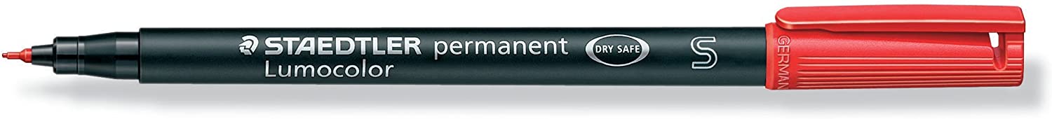 Staedtler Retro Permanent Super Fineliner Pen - Red - Image 2