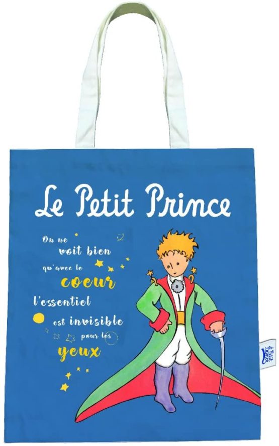 The Little Prince 525518 Bag, Cotton, Blue, 44 X 38 X 1 cm