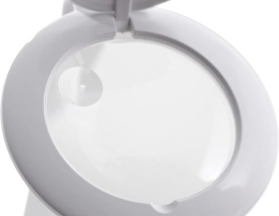 Daylight Company Halo Table Magnifier, Metal, White - Image 2