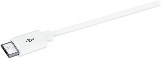 Duracell 1 m Charge and Sync Data Cable with Micro-USB Connector - White