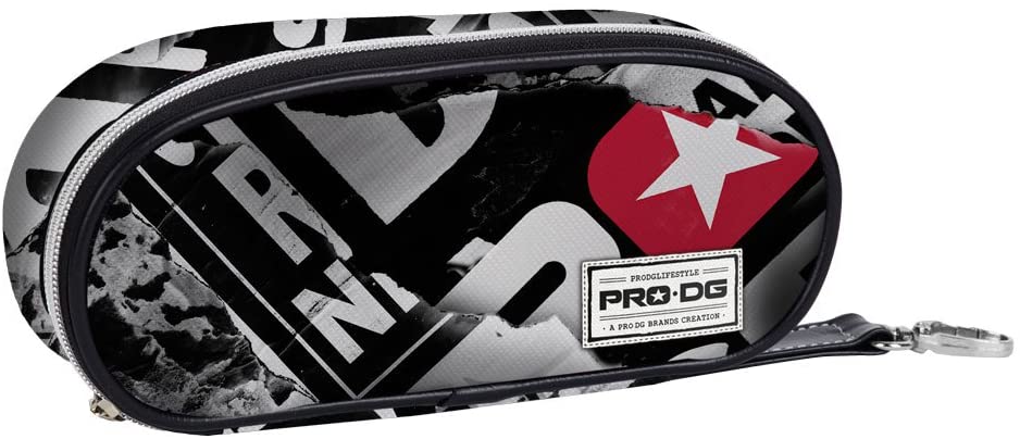 PRODG Torn-Pencil Case, Grey, 21 x 10 cm