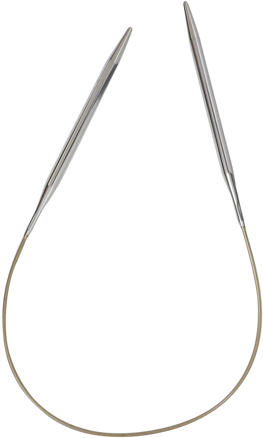 addi Classic Basic Circular Knitting Needle 40cm 5.00mm, Gold, 40cm x 5.00mm