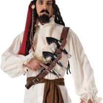 Bristol Novelty BA371 Pirate Gun Belt, Brown, One Size