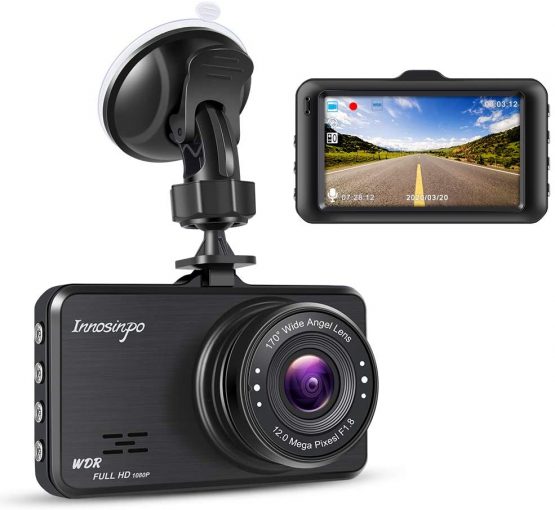 Dash Cam FHD 1080P In Car Camera Dashcam for Cars,170° Wide Angle 3 Inch LCD Screen WDR Loop Recording G-Sensor Motion Detection Parking Monitor(2021 Newest Model)