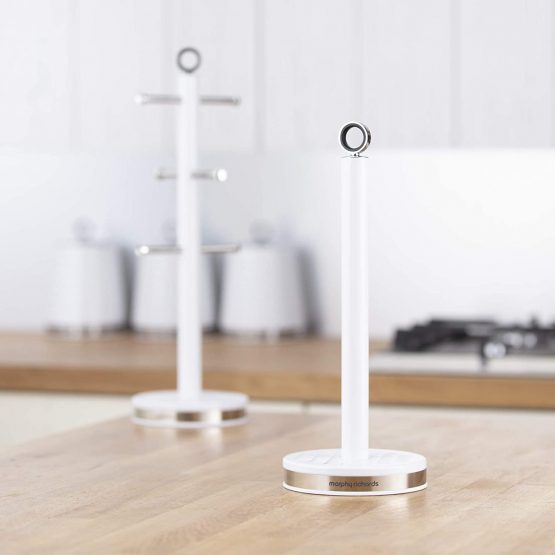 Morphy Richards 978060 Kitchen Roll Holder, Dimensions Range, White - Image 2