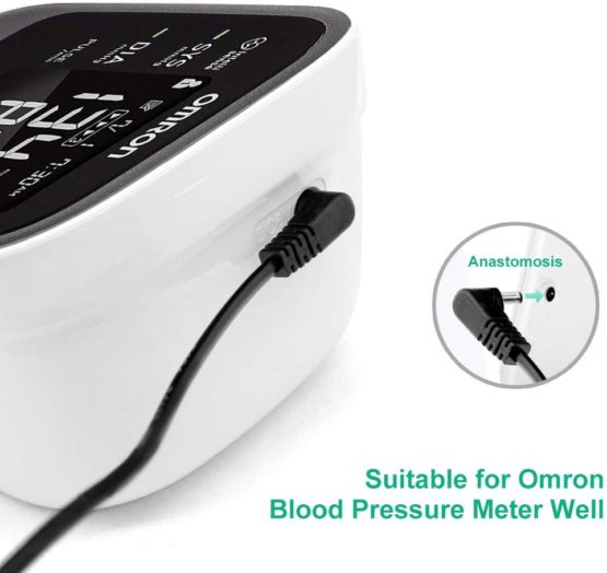 AC Adapter for Omron M2 M3 Pressure Blood Monitor, BERLS 6V Mains Adaptor Power Supply Charger Cord for M7, 705-IT, M6, M6C, M10-IT, BP710N, BP742N Arm Blood Pressure Monitor - Image 3
