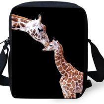 HUGS IDEA Animal Pattern Mini Crossbody Bag Travel Sling Shoulder Bag Cellphone Pouch