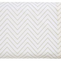 ClevaMama Pram Pillow Case, Replacement in 100% Soft Cotton - Grey, 22x31 cm