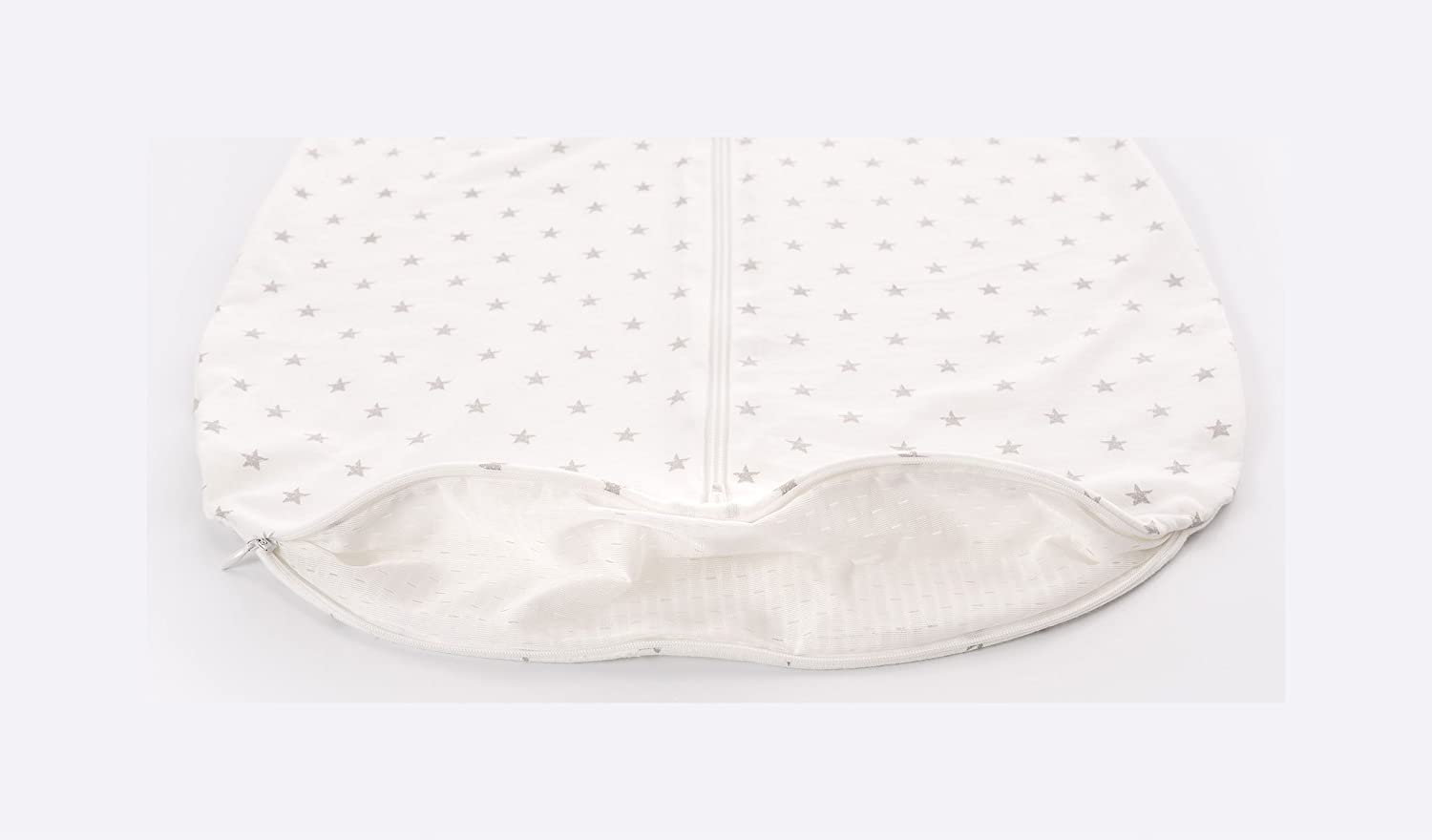 Träumeland S0200103 Summer Sleeping Bag with Love Design Grey Stars Size 70 cm - Image 2
