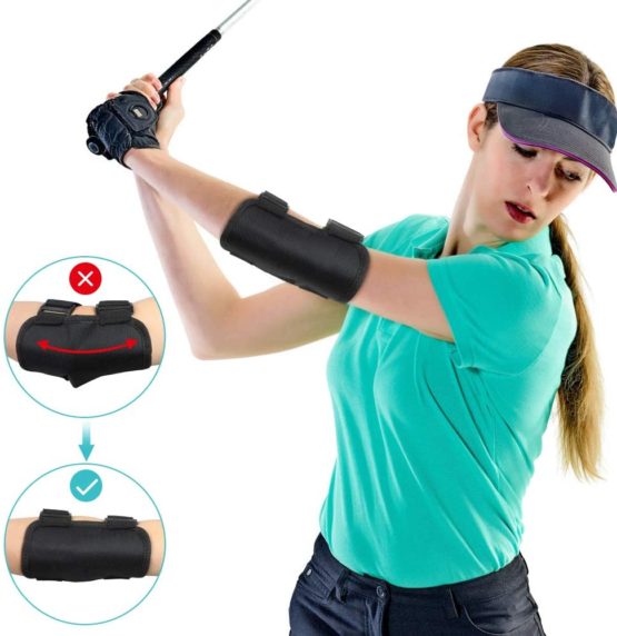 Yosoo Health Gear Training Aid Swing Elbow Trainer Posture Brace for Beginners Training with Tok-Tok Sound Notifications